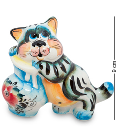 Фигурка "Кот-воришка" цв.(Гжельский фарфор) Art East