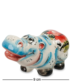 Фигурка "Бегемот" бол. цв. (Гжельский фарфор) Art East