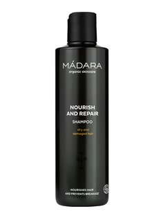 Шампунь MADARA, Органический питательный, восстанавливающий бессульфатный 250 ml