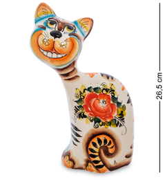 Фигурка "Кот-Гоша" цв. (Гжельский фарфор) Art East