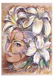 Вышивка бисером Таинственность 0018/Б, 27x38 см от Матренин посад