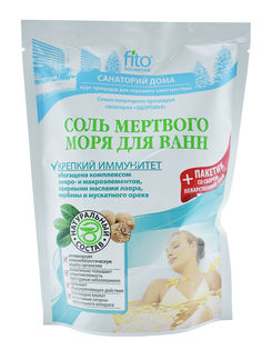 Соль Мертвого моря для ванны Санаторий дома Крепкий иммунитет 530г Fitoкосметик