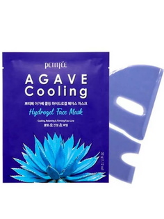 Маска гидрогелевая Petitfee с экстрактом агавы - Agave cooling hydrogel face mask 32г