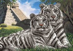 Вышивка бисером Символ силы и долголетия 0005/Б, 39x28 см от Матренин посад