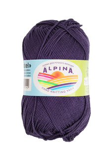 Вязание Пряжа ALPINA "ANABEL" 10 шт, в упак, цвет т,фиолетовый ANABEL-065, 120 м от Alpina