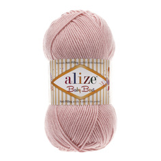 Пряжа для вязания Ализе Baby Best (90% акрил, 10% бамбук) 5х100гр/240м цв,161 пудра Alize