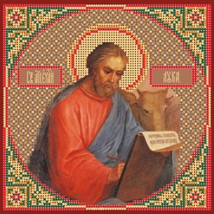 Вышивка бисером Святой Лука 3066/БГ, 18x18 см от Матренин посад