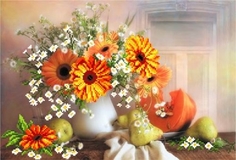 Схемы для вышивания бисером Дары лета 4049, от Матренин посад