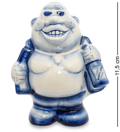 Фигурка "Новый руссий" (Гжельский фарфор) ГЛ-457