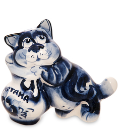 Фигурка "Кот-воришка" (Гжельский фарфор) Art East
