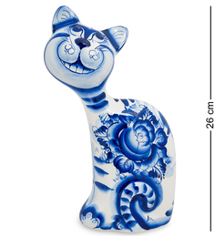 Фигурка "Кот-Гоша" (Гжельский фарфор) ГЛ-166