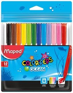 Набор фломастеров Maped Color Peps Ocean 12 цветов