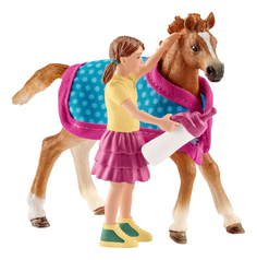 Игровой наборДевочка с жеребенком Schleich Horse Club 42361
