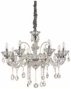 Люстра подвесная Ideal Lux Colossal SP8 Trasparente