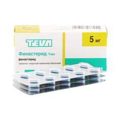 Финастерид-Тева таблетки 5 мг 30 шт. Teva