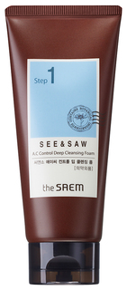 Средство для умывания the SAEM See & Saw A.C Control Deep Cleansing Foam 120 мл