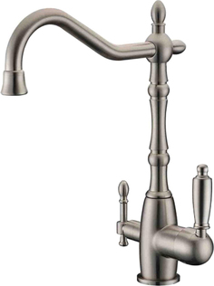 Смеситель для кухонной мойки Zorg Sanitary ZR 312 YF-33-nikel