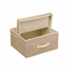 Короб для хранения "Лен" Д410 Ш350 В200, песочный, UC-28 Handy Home