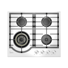 Встраиваемая газовая панель Midea MG696VGW White