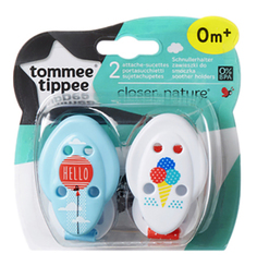 Набор держателей для пустышки tommee tippee Closer To Nature "Мороженое"