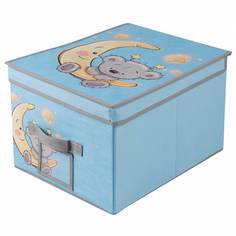 Короб для хранения "Мишка", Д400 Ш300 В250, голубой, UC-102 Handy Home