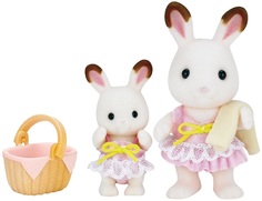 Игровой набор Epoch Sylvanian Families Кролики в купальных костюмах