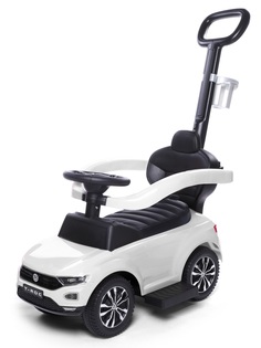 Каталка детская Babycare Volkswagen T-Rock кожаное сиденье Белый