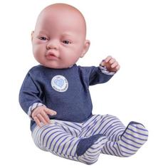 Кукла Paola Reina Бэби В синих ползунках Мальчик 45 см