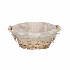Корзина стеллажная "Полосочка", Д250 Ш250 В100, натуральный, EW-12 Natural House