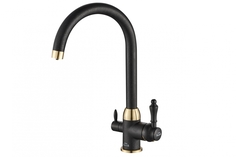 Смеситель для кухни ZORG Steel Hammer (SH 723 BLACK BR)