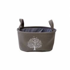 Корзина тканевая для хранения "Сад", 24x15x12, серый, EW-68 Handy Home