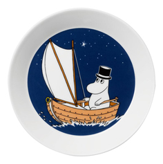 Moomin Тарелка 19см Муми-папа синяя