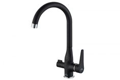 Смеситель Steel Hammer SH 910 BLACK CR для кухонной мойки Zorg