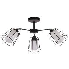 Люстра подвесная 3х60Вт E27 IMEX MD.24380-3-S BK+CH