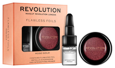 Наборы для макияжа Makeup Revolution Flawless Foils Rose Gold тени для век + праймер