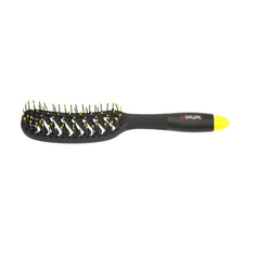 Щетка массажная Dewal Banana Black, 8 рядов