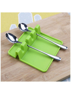 Подставка для кухонных принадлежностей Kitchen Utensil Rest (Цвет: Зелёный ) Markethot