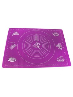 Силиконовый коврик для раскатывания теста, 30х40 см (Цвет: Фиолетовый ) No Brand