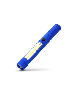 Карманный светодиодный фонарик с магнитом, 17х3 см (Цвет: Синий ) No Brand