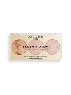 Румяна, бронзер и хайлайтер 3 в 1 Revolution PRO, Blush & Glow, 8,4 г, Peach Glow