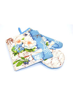 Прихватка и рукавица Cherir PG-230-1 синий