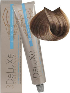 Крем-краска 3DELUXE Professional для волос 8.0 Светлый блондин, 100 мл