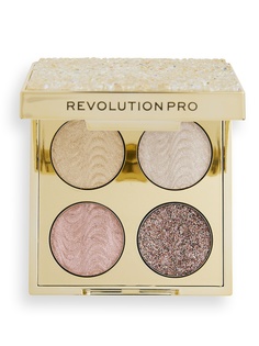 Палетка теней Revolution PRO для век Crystal Eye Quad, Champagne Crystal, 3,2 г