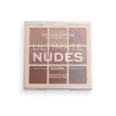 Палетка теней Revolution Makeup, Ultimate Nudes Eyeshadow Palette Dark