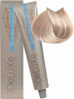 Крем-краска 3DELUXE Professional для волос 10.02 Платиновый блондин жемчужный, 100 мл
