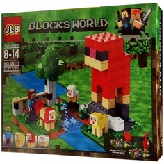 Конструктор JLB Minecraft Шерстяная ферма 3 в 1