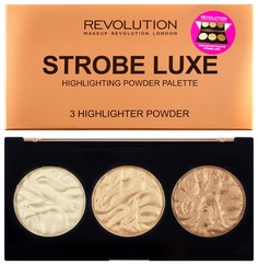 Хайлайтер Makeup Revolution Highlighter Palette Strobe Luxe 11,5 г