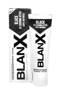 BlanX Black Charcoal 75 ml Отбеливающая зубная паста с углем 75 мл.