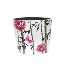 Овальная подставка для ножей Universal Knife Holder, 16х7 см (Пионы и бамбук) No Brand