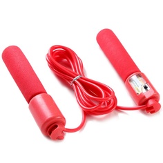 Скакалка со счётчиком прыжков JUMP ROPE Красный 106168 No Brand